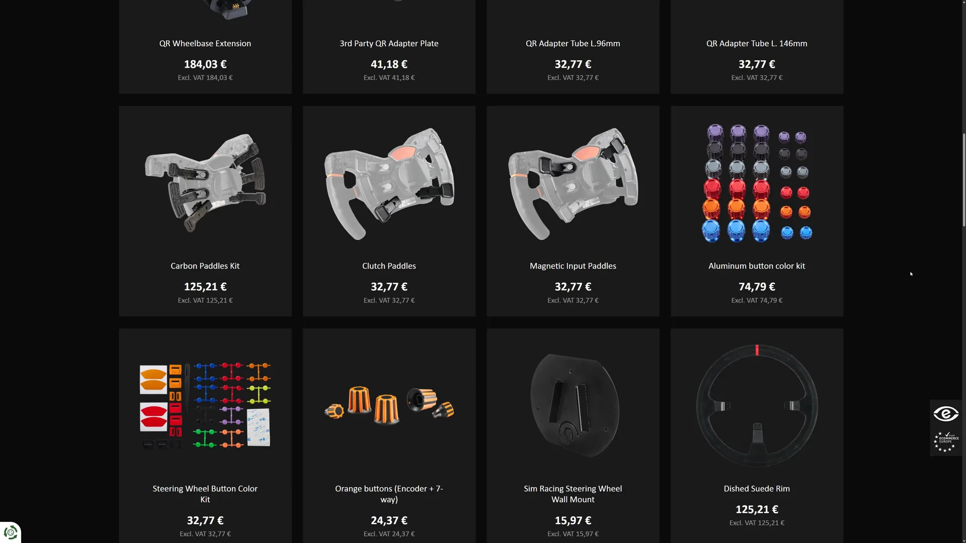 Le catalogue d'accessoires, des palettes aux kits de couleur