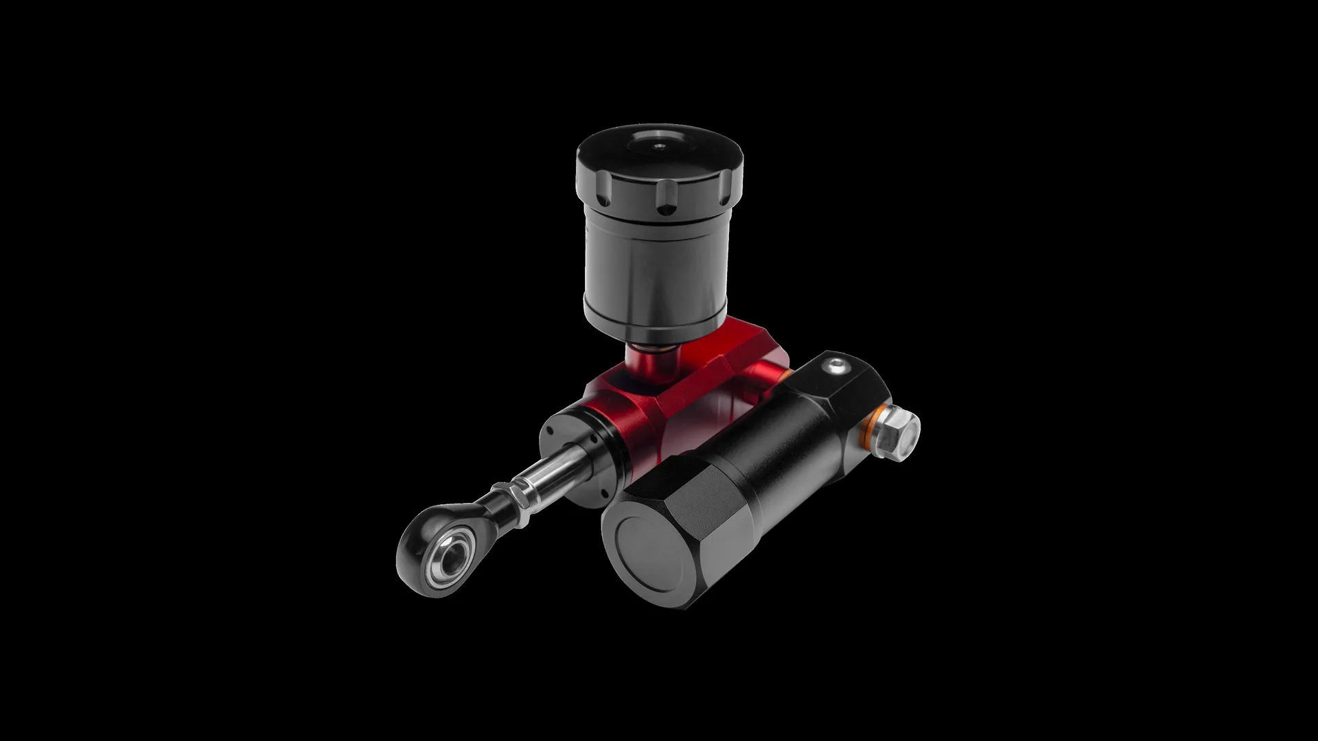 Le kit P-HYS, qui rend hydraulique le frein du P1000. C'est cette hydraulique que l'acheteur de mon Simjack n'avait pas du tout aimée. Visuel Simagic.
