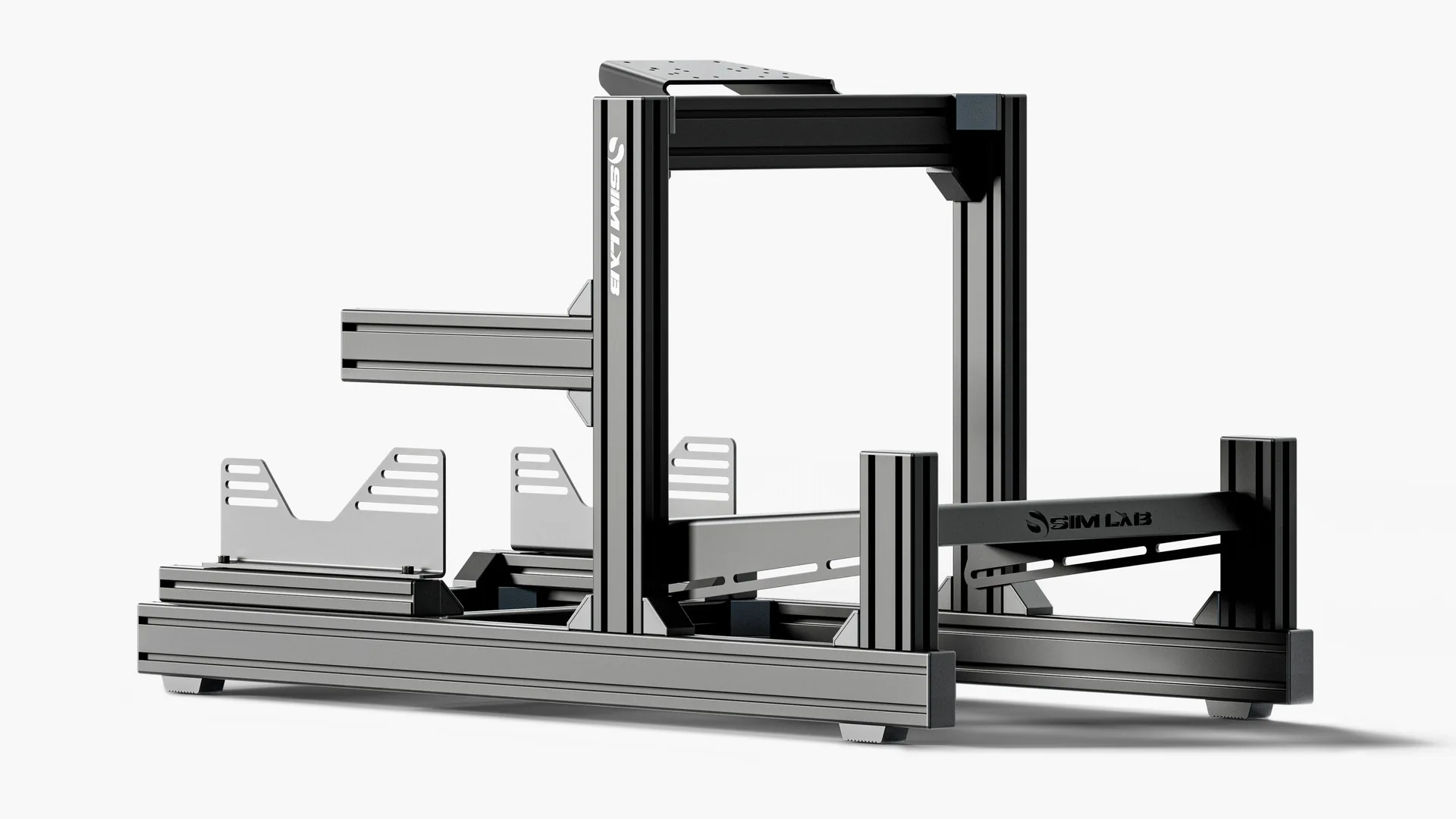 Un cockpit en profilé aluminium comme le GT1 Evo, c'est 135 cm de long sans le siège, et ça ne se plie pas. Mesurez avant, cage d'escalier comprise. Visuel Sim-Lab.