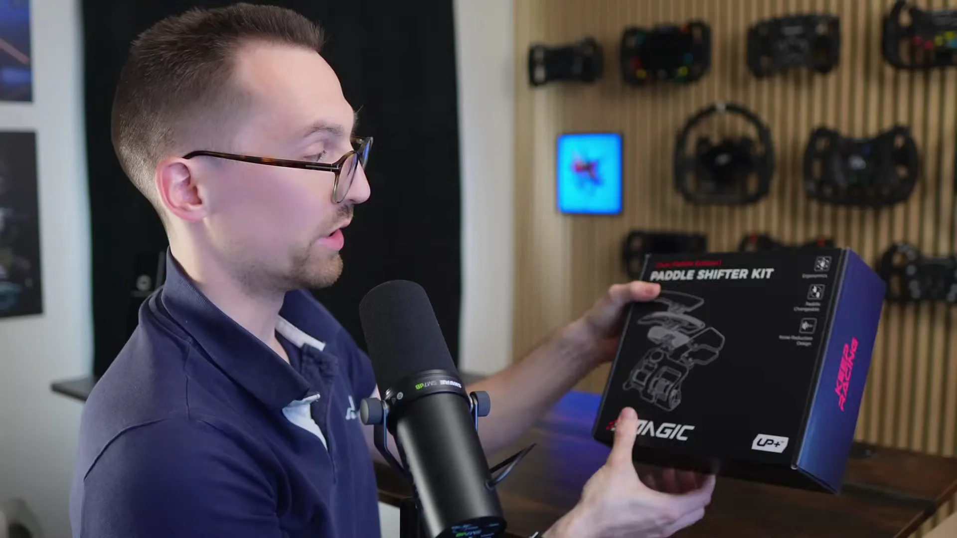 Le kit « Dual Paddle Edition » : des palettes interchangeables, et un module qui se branche directement sur le hub avec un petit câble.
