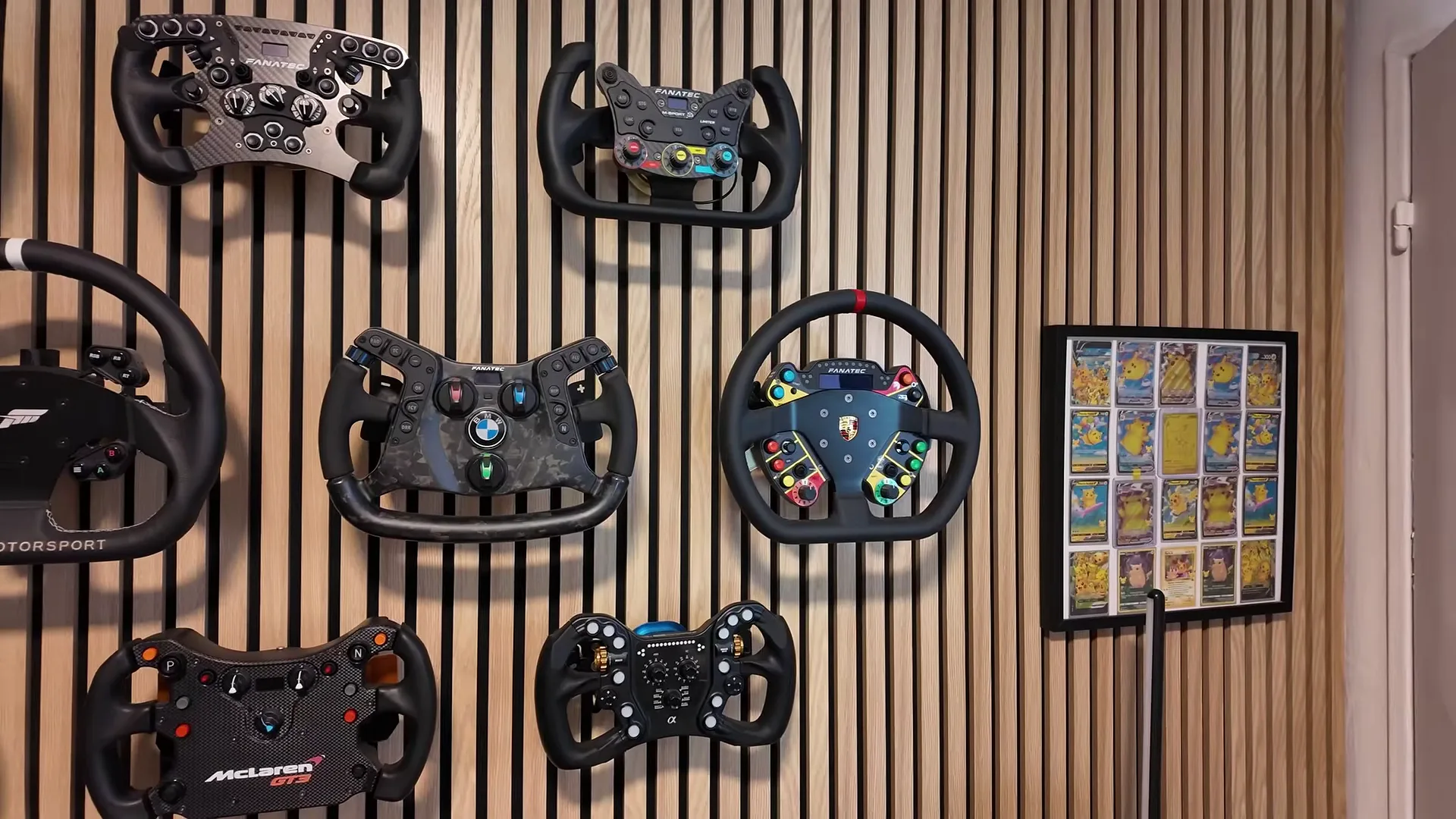 Avec autant de volants, et Fanatec pour la plupart, un QR-A par volant, je ne m'en sortirais pas.
