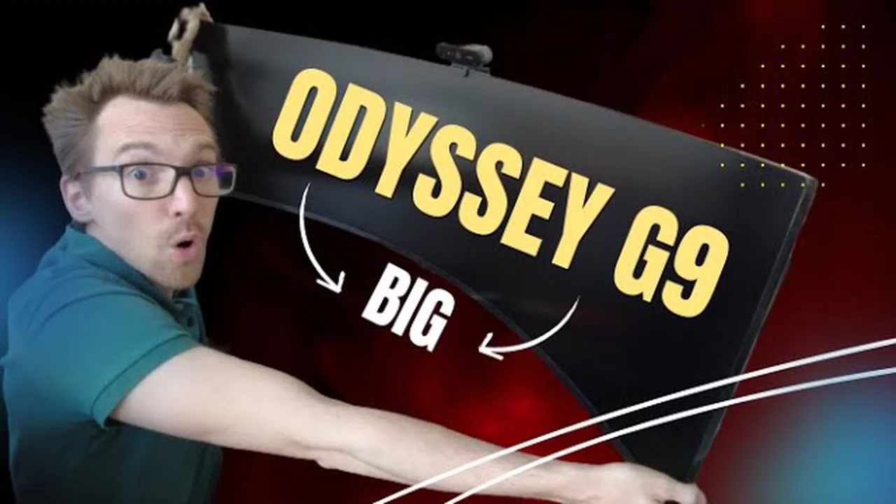 Samsung Odyssey G9 : déballage et installation de l'ultra wide 49 pouces sur mon châssis