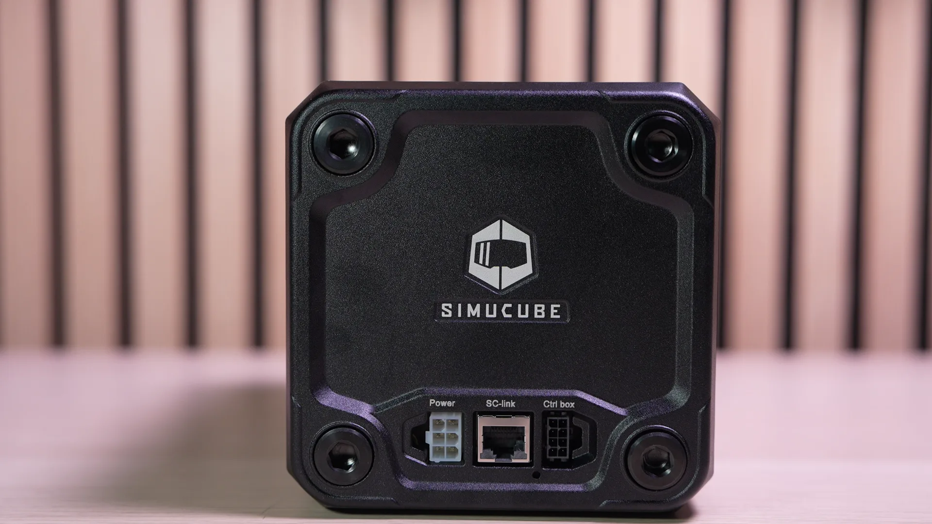 Arrière de la base avec les prises Power, SC-link et Ctrl box