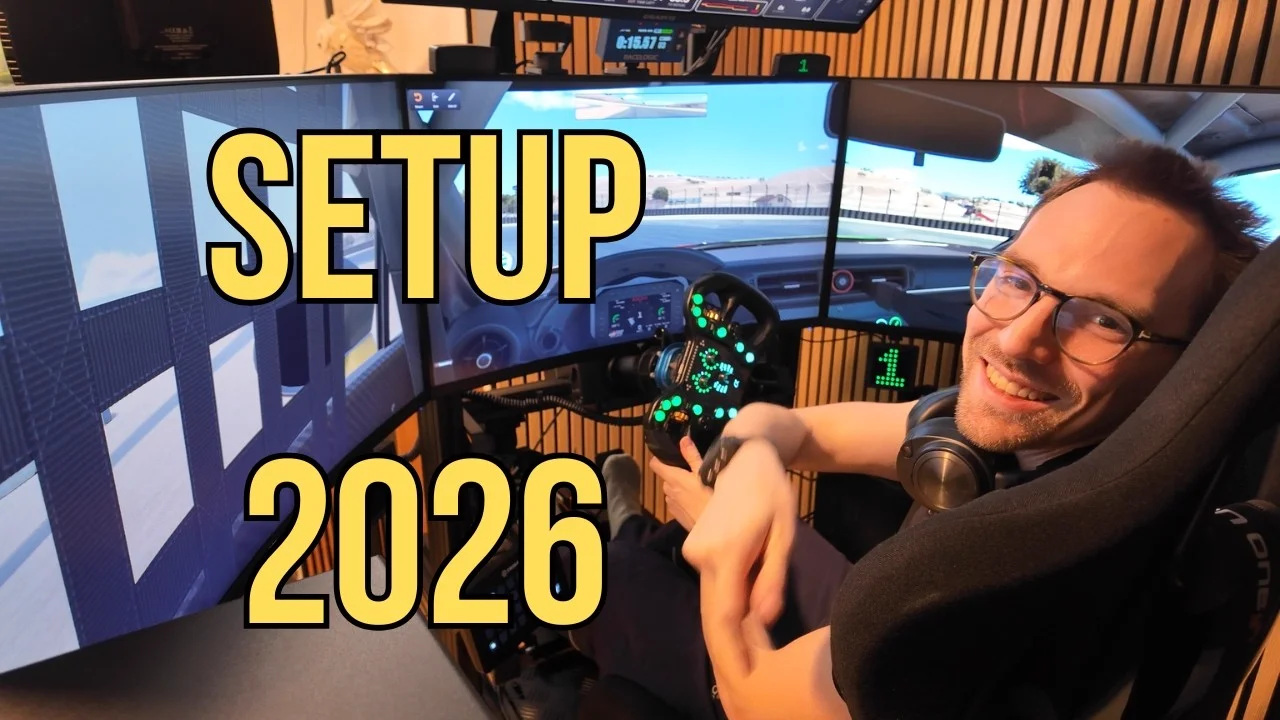 Mon setup sim racing 2026 : la visite pièce par pièce, du bureau au P1X Ultimate