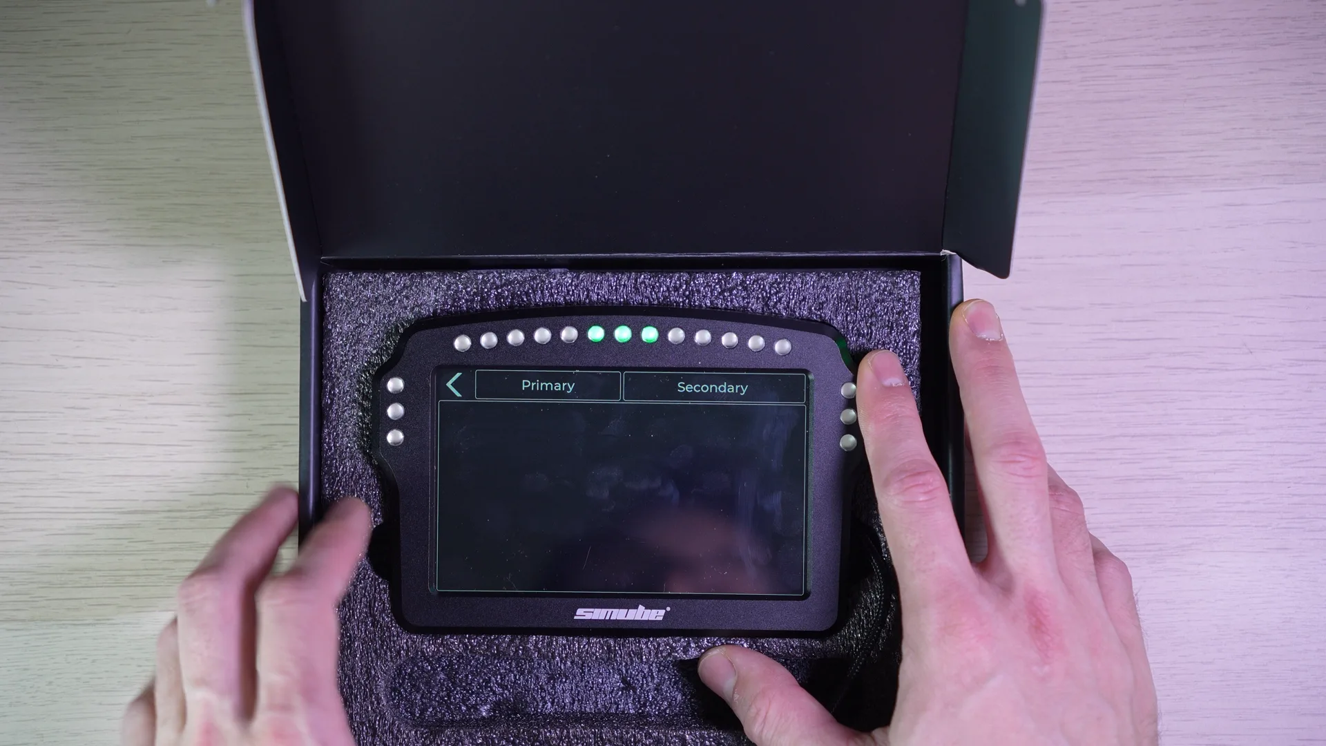 Le mode souris : la dalle sert de pavé tactile, avec un clic principal et un clic secondaire