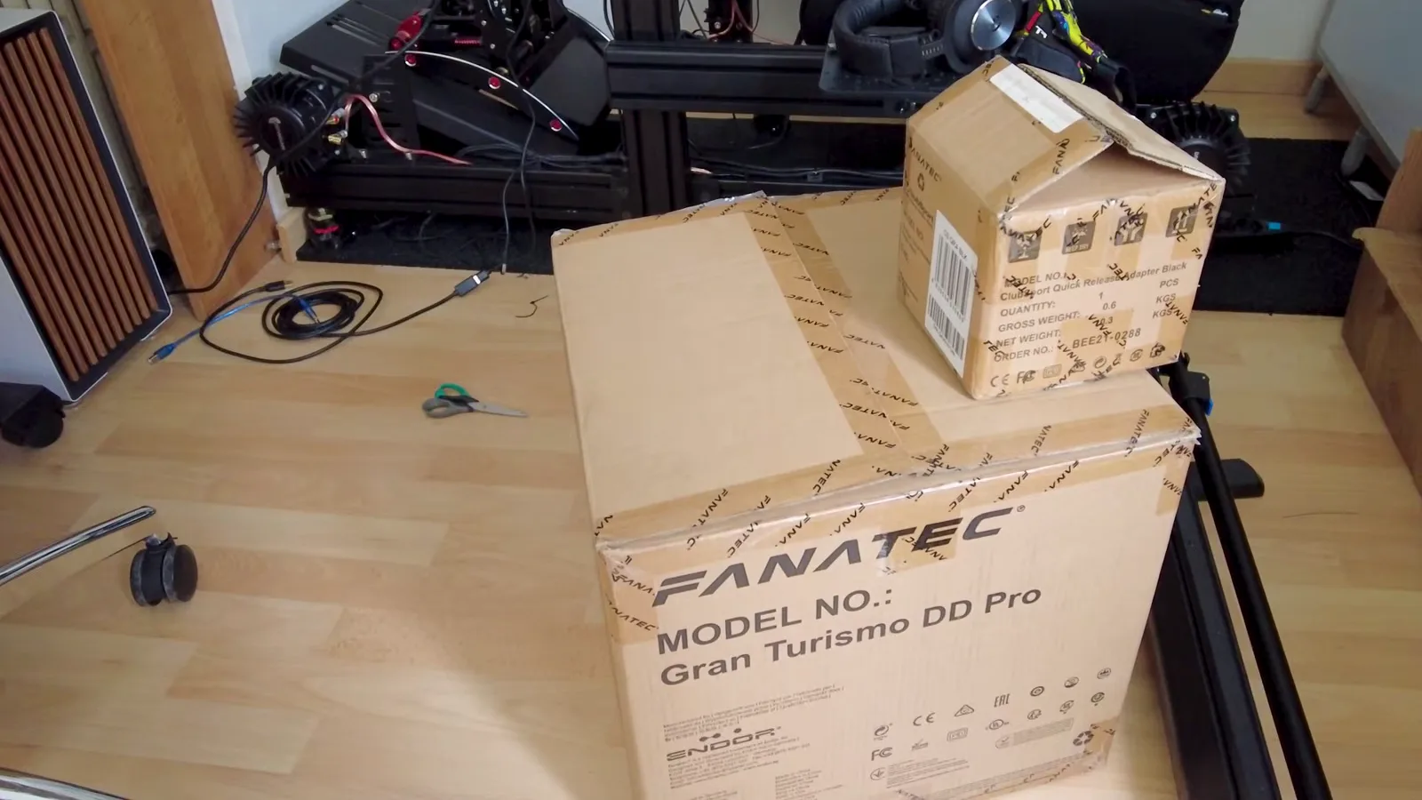 La GT DD Pro dans ses cartons, juin 2024. Elle est partie en moins d'une demi-journée, chez quelqu'un dont c'était la première base.