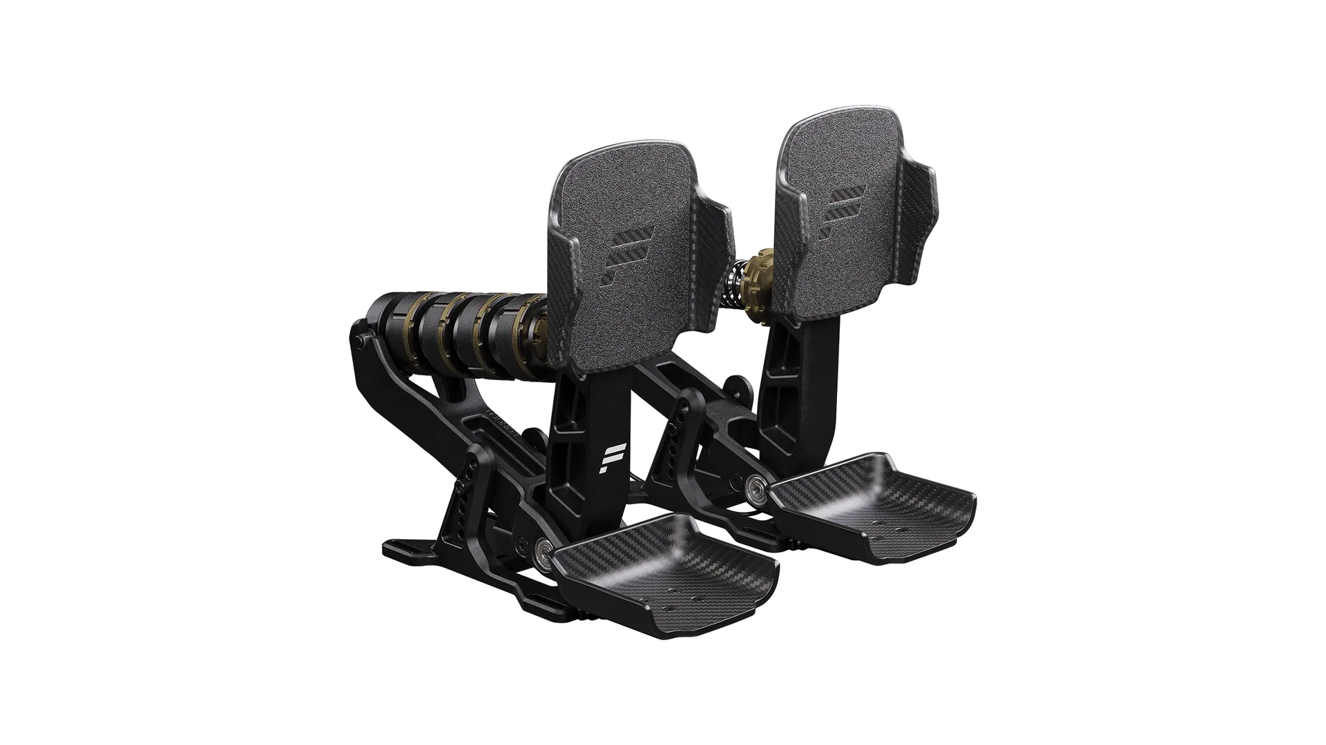 Le nouveau pédalier que je réclamais : les Podium Pedals, ici en version Formula, sorties en juin 2026 à 699,95 €. Visuel Fanatec.