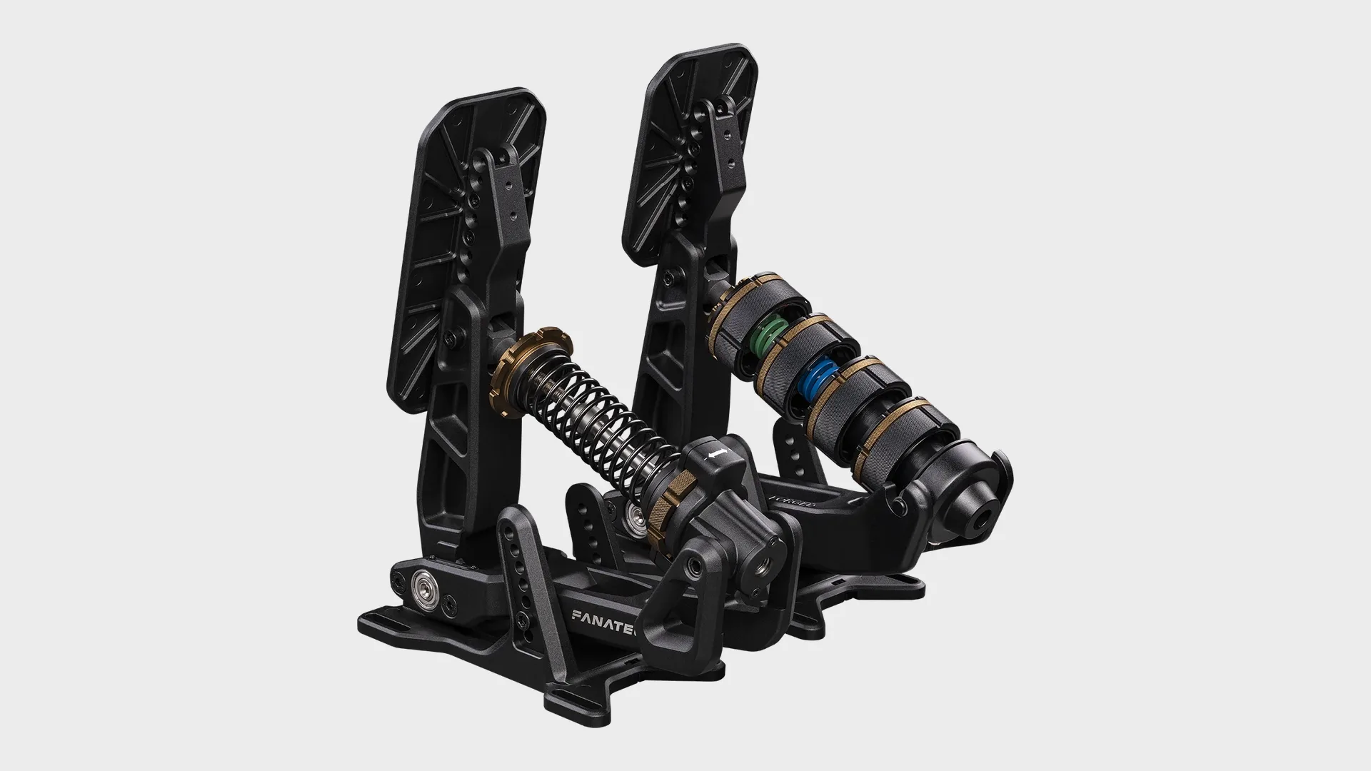 La version Sport, plaques GT en aluminium, sortie le 16 octobre à 599,95 € : la porte d'entrée de la gamme. Visuel Fanatec.