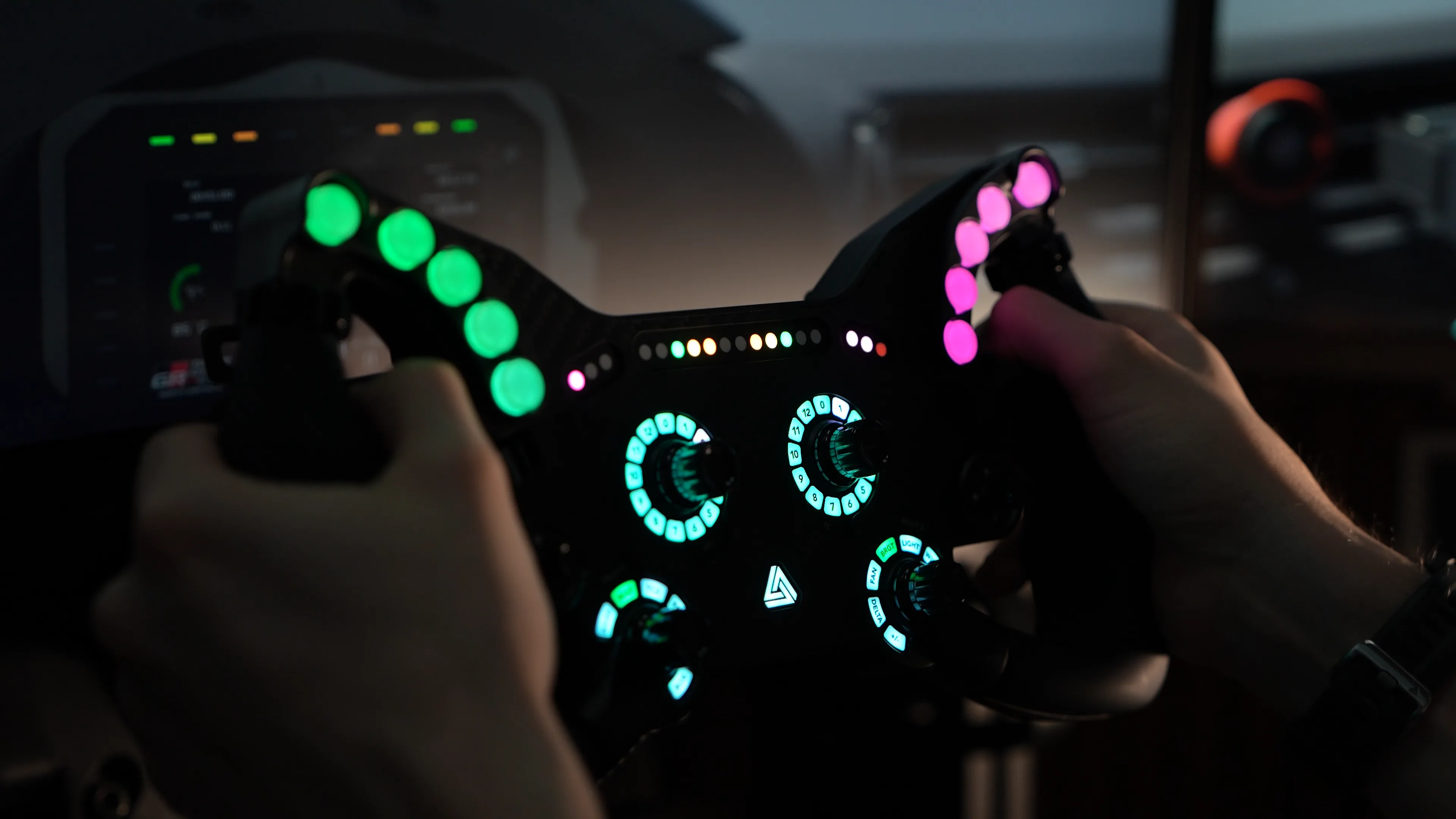 LEDs multicolores en course (profil perso)