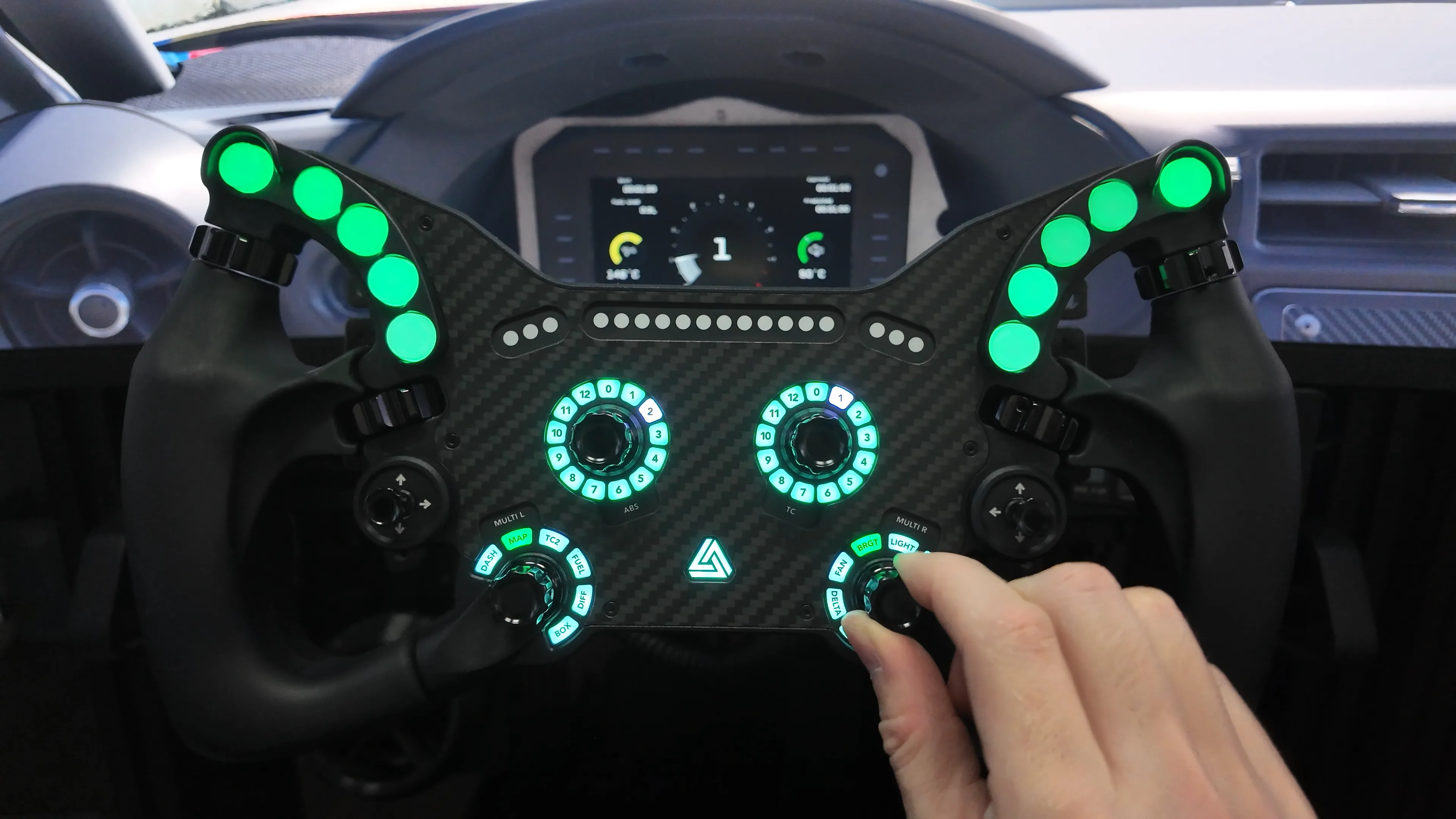 Funky switch 7 voies en gros plan