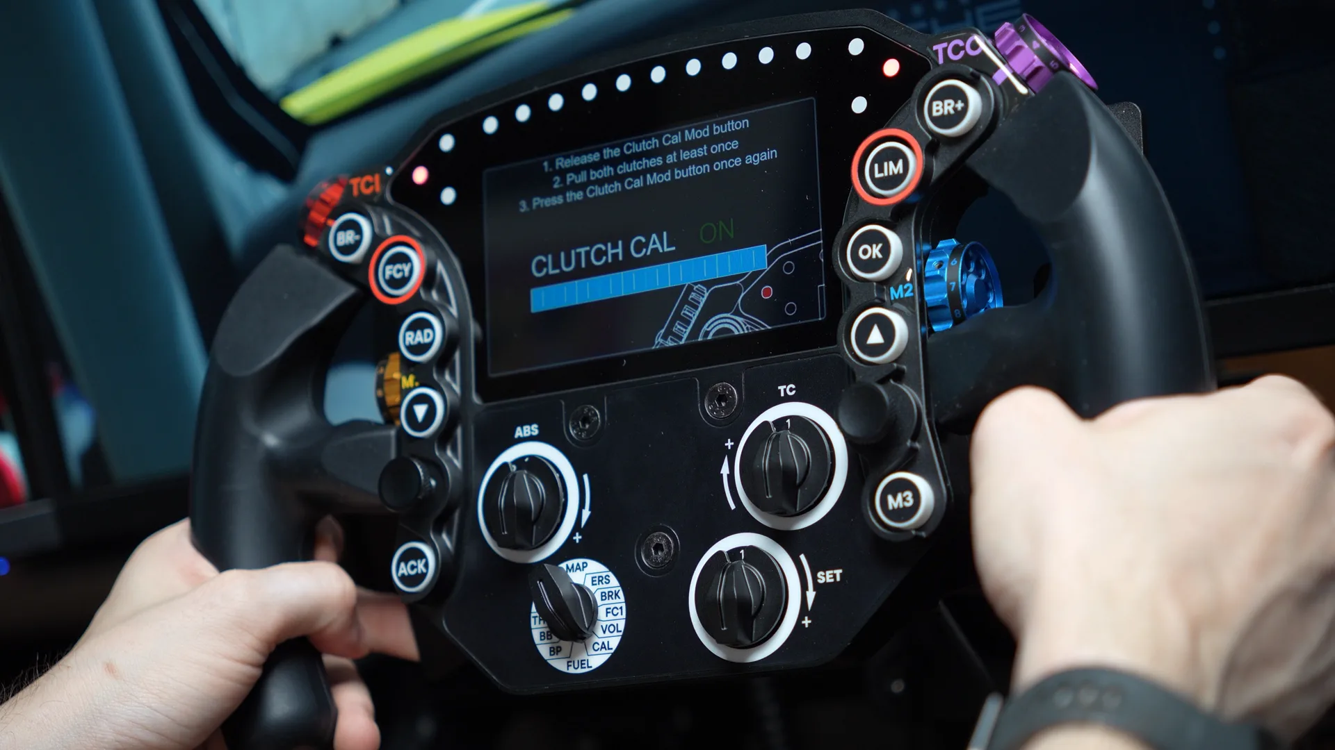 La page de calibration des embrayages (Clutch Cal) du mode CAL